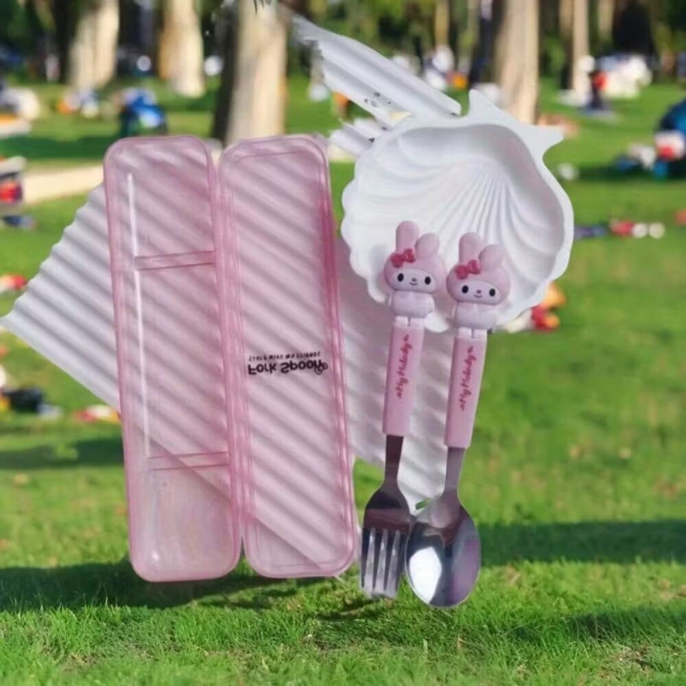 #MEL-096 Hello Kitty & Friends My Melody  Utensil set
